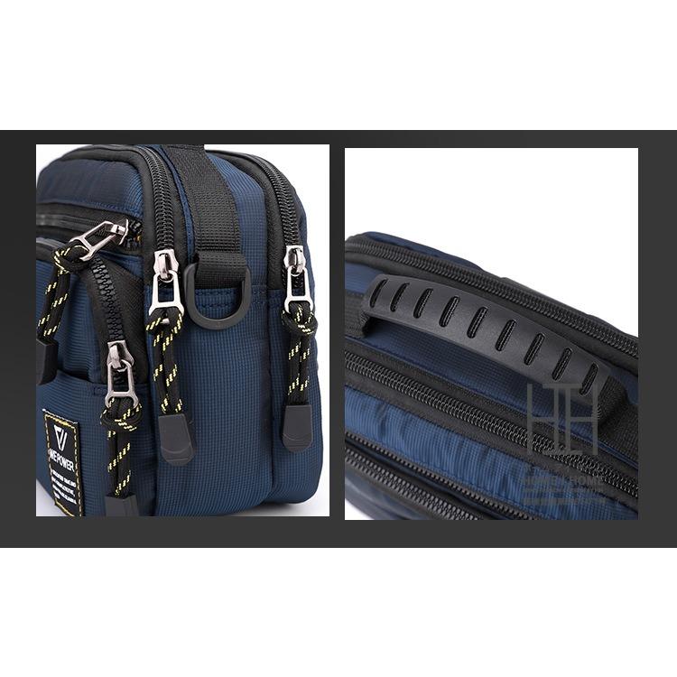 ウエストポーチ 2WAY ショルダーバッグ 撥水 メンズ レディース ミニショルダーバッグ サコッシュ 斜め掛け ミニ 鞄 メンズバッグ 黒 | ホームアイホーム | 14