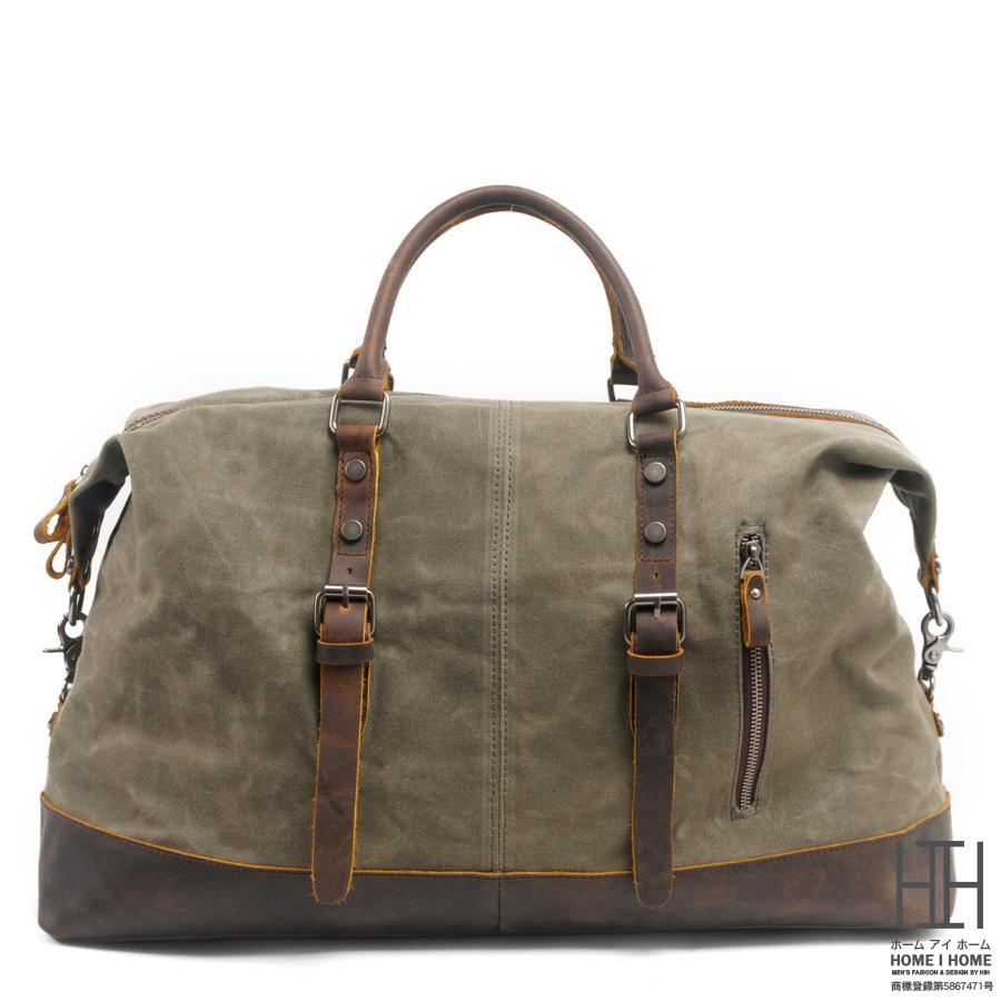 ボストンバッグ 超目玉 旅行鞄かばん 帆布 超大容量 高級キャンバス 2WAY メンズ ショルダー付き 旅行 出張 4日3泊 底鋲付き 新生活 実用的 ギフト プレゼント | ホームアイホーム | 06