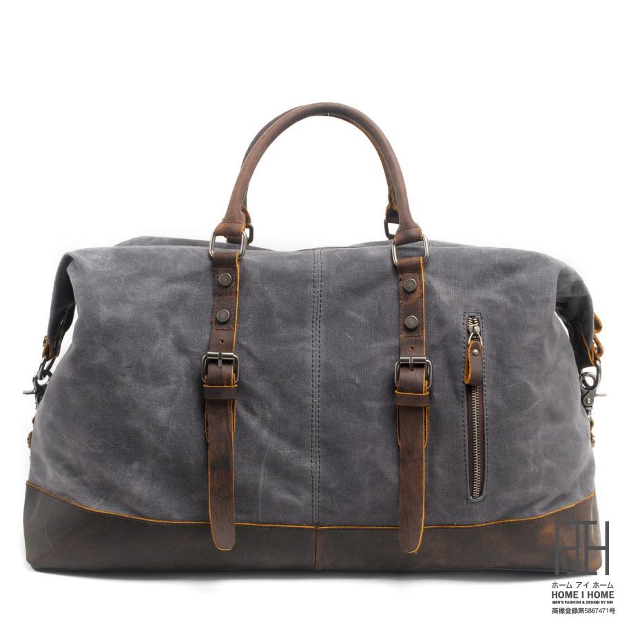 ボストンバッグ 超目玉 旅行鞄かばん 帆布 超大容量 高級キャンバス 2WAY メンズ ショルダー付き 旅行 出張 4日3泊 底鋲付き 新生活 実用的 ギフト プレゼント | ホームアイホーム | 08