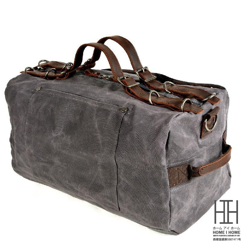 防水オイルワックスキャンバス 超目玉 ボストンバッグ 2WAY 大容量 頑丈 バッグ メンズ ショルダーバッグ ミリタリー 機内持ち込み可能 短期出張 旅行 | ホームアイホーム | 09