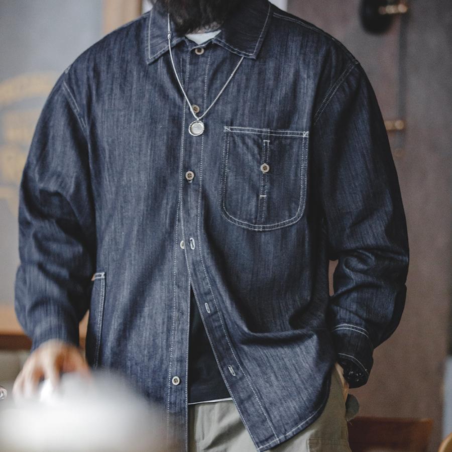 ホームアイホーム シャツ デニムシャツ メンズ DENIM デニム ホームアイホーム シャツ デニムシャツ メンズ DENIM デニム