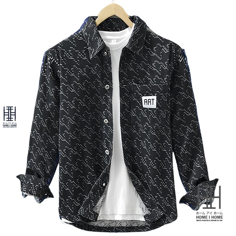 カバーオール メンズ 長袖 シャツジャケット デニム デニムジャケット 柄物 ワンポイント ポケット ミリタリーシャツ ワークシャツ 作業 カバーオールジャケット | ホームアイホーム | 02