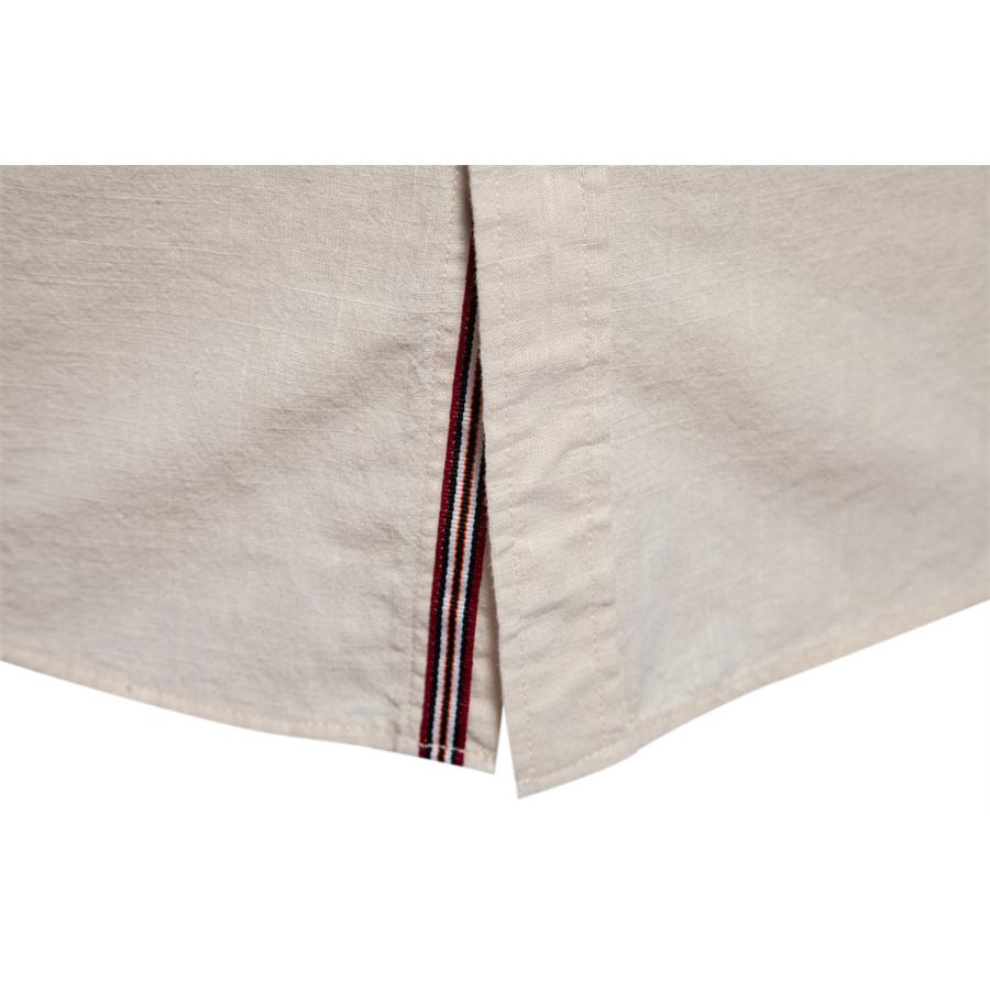 シャツ メンズ 長袖 リネン風 綿 バンドカラーシャツ おしゃれ 大きい ゆったり ビジネス スタンドカラー カジュアルシャツ メンズシャツ ライン ワンポイント | ホームアイホーム | 27