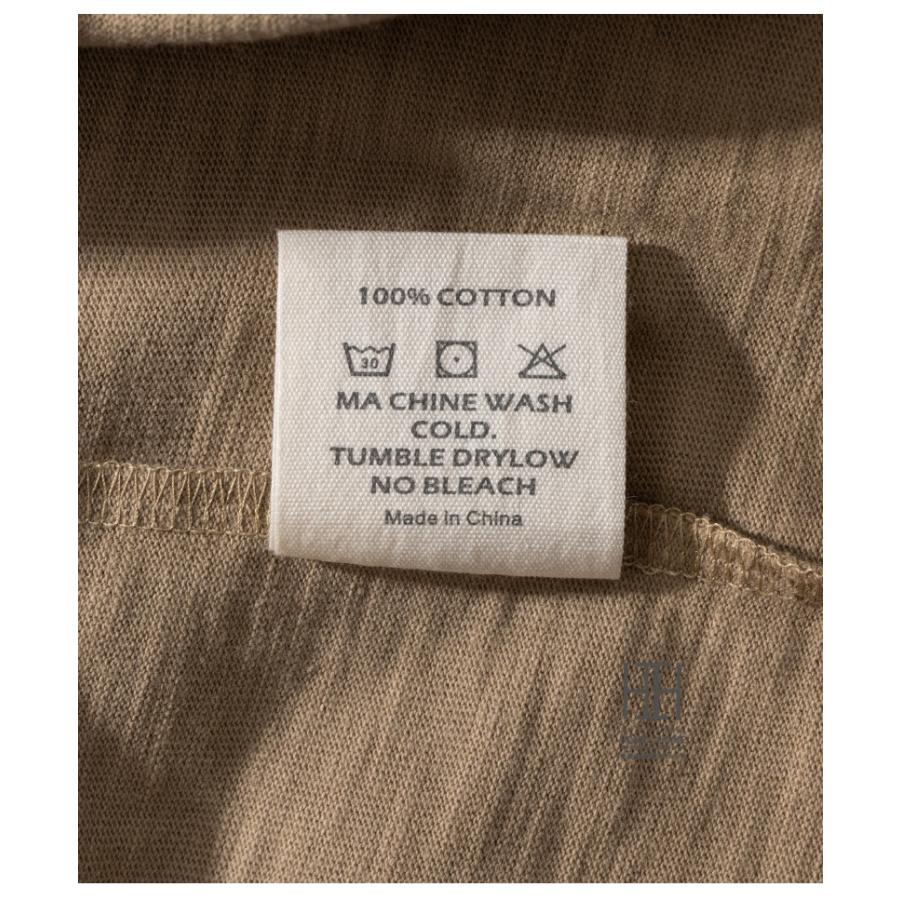 ヘンリーネックTシャツ tシャツ ヘビーウェイトtシャツ メンズ 長袖 スラブコットン 綿 100 無地 アメカジ おしゃれ キレイめ カットソー シンプル カジュアル | ホームアイホーム | 16