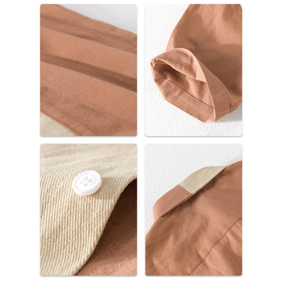 シャツ メンズ 半袖 配色切替 ポケット おしゃれ アメカジ 羽織り アウトドア カジュアルシャツ 春 夏 夏服 サーフ系 清涼 涼しい オフィスワーク 涼しげ 定番 | ホームアイホーム | 16