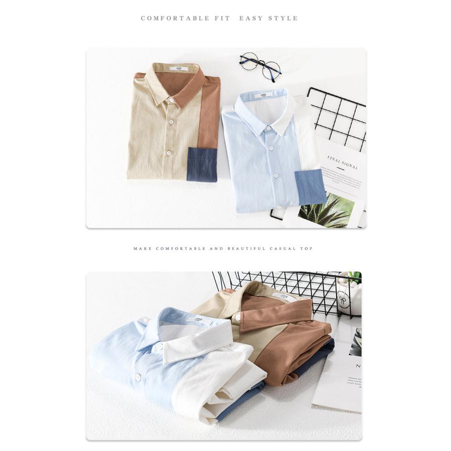 シャツ メンズ 半袖 配色切替 ポケット おしゃれ アメカジ 羽織り アウトドア カジュアルシャツ 春 夏 夏服 サーフ系 清涼 涼しい オフィスワーク 涼しげ 定番 | ホームアイホーム | 04