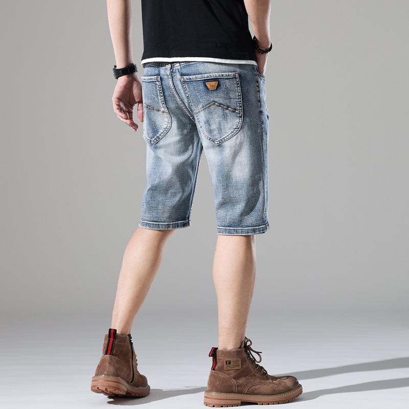 ショートパンツ ハーフパンツ ジーンズ メンズ ストレッチ 穴あき ヴィンテージ 半ズボン 短パン デニム ダメージ ユーズド加工 クラッシュ Dk7 Justmode 通販 Yahoo ショッピング