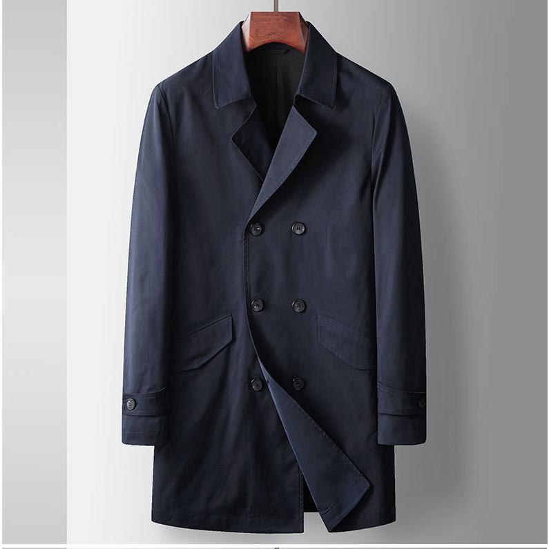 ホームアイホーム コート チェスターコート メンズ ダブルボタン仕様