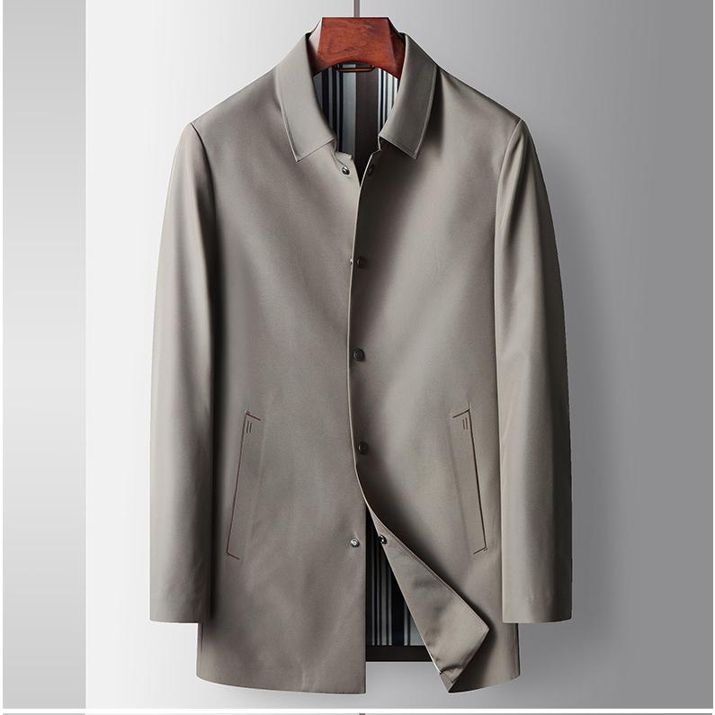 ホームアイホーム ビジネスコート ステンカラーコート アウター