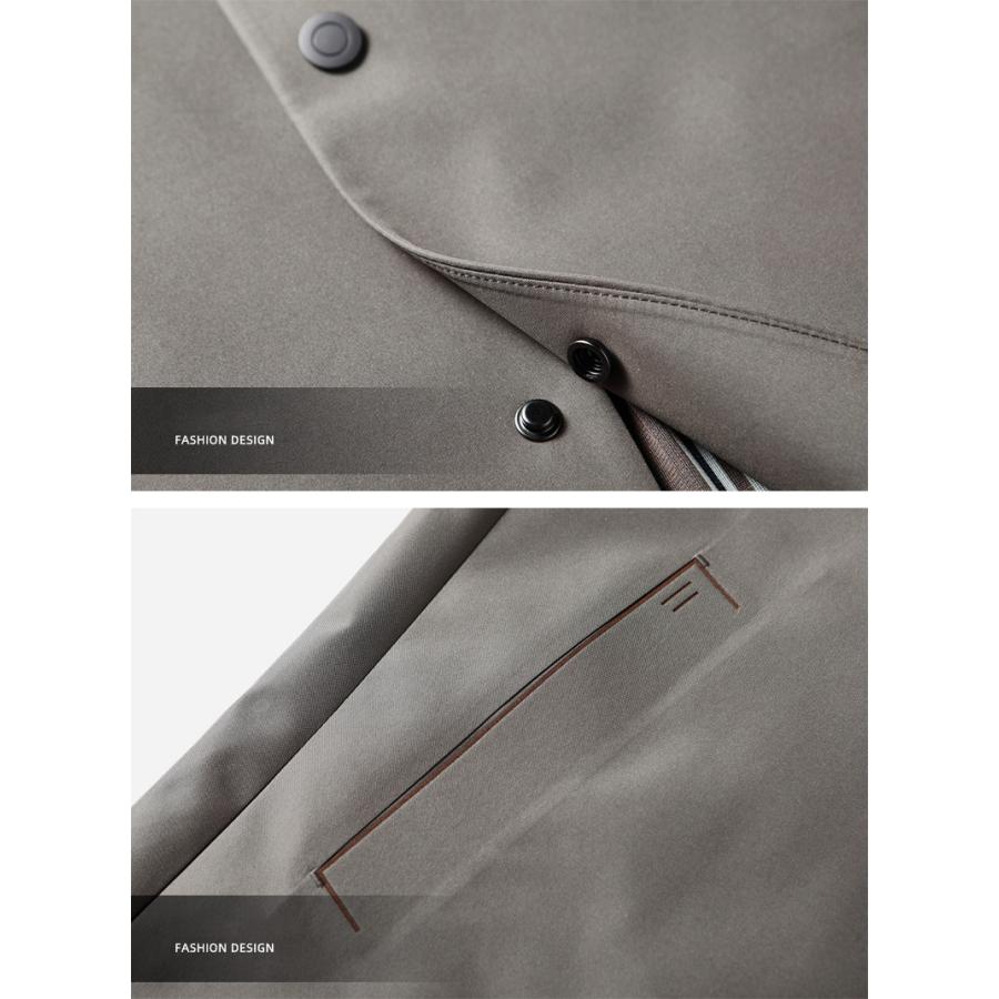 ホームアイホーム ビジネスコート ステンカラーコート アウター