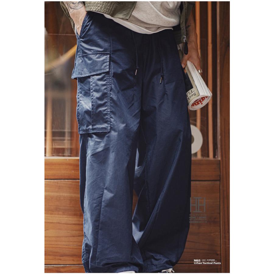 ホームアイホーム フィールドカーゴパンツ メンズ ロング 軽量 M65