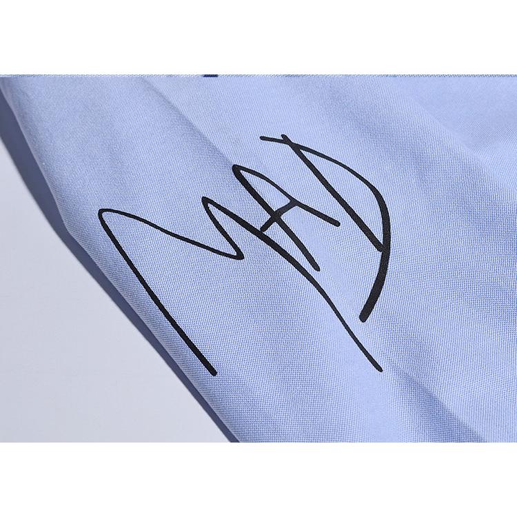 ボタンダウンシャツ シャツ メンズ 長袖 ビジネス ワンポイント おしゃれ プリント ポケット付き メンズシャツ 長袖シャツ カジュアル トップス 羽織り | ホームアイホーム | 17