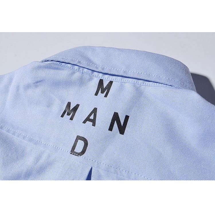 ボタンダウンシャツ シャツ メンズ 長袖 ビジネス ワンポイント おしゃれ プリント ポケット付き メンズシャツ 長袖シャツ カジュアル トップス 羽織り | ホームアイホーム | 20