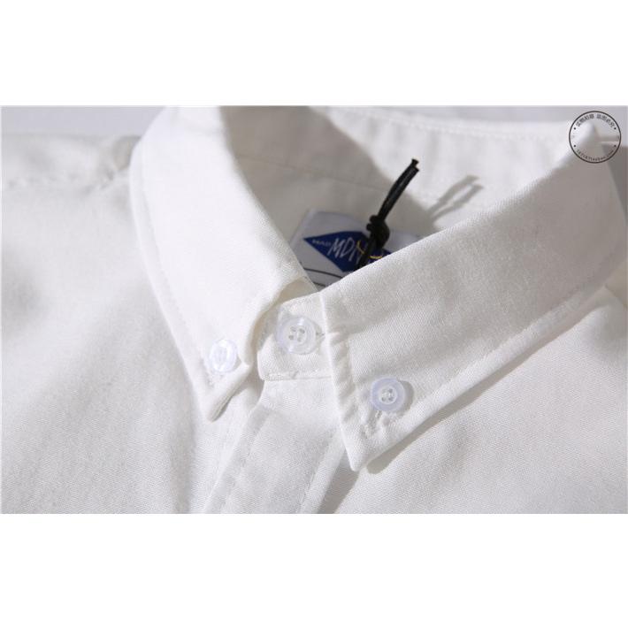 ボタンダウンシャツ シャツ メンズ 長袖 ビジネス ワンポイント おしゃれ プリント ポケット付き メンズシャツ 長袖シャツ カジュアル トップス 羽織り | ホームアイホーム | 09