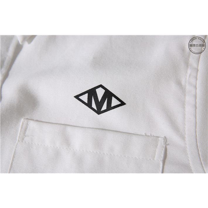 ボタンダウンシャツ シャツ メンズ 長袖 ビジネス ワンポイント おしゃれ プリント ポケット付き メンズシャツ 長袖シャツ カジュアル トップス 羽織り | ホームアイホーム | 11