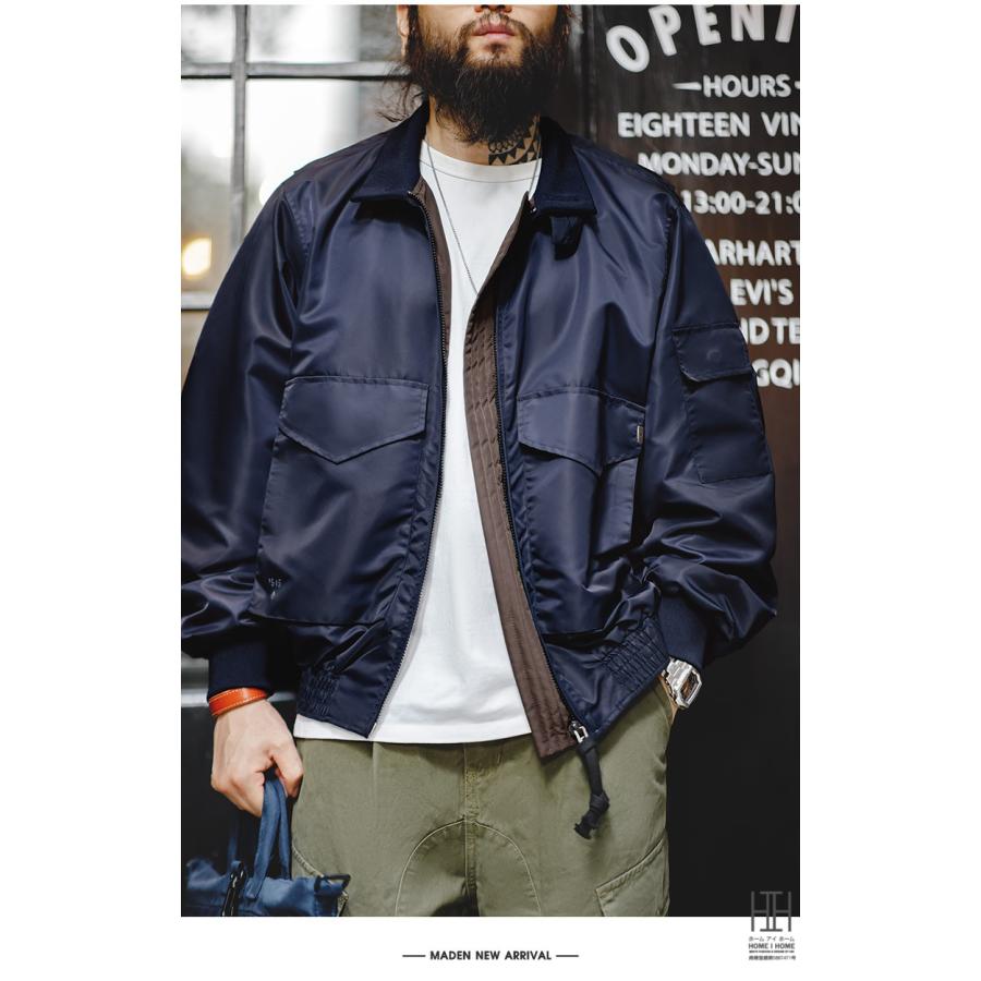 ホームアイホーム G-8フライトジャケット メンズ 大きいサイズ ma-1