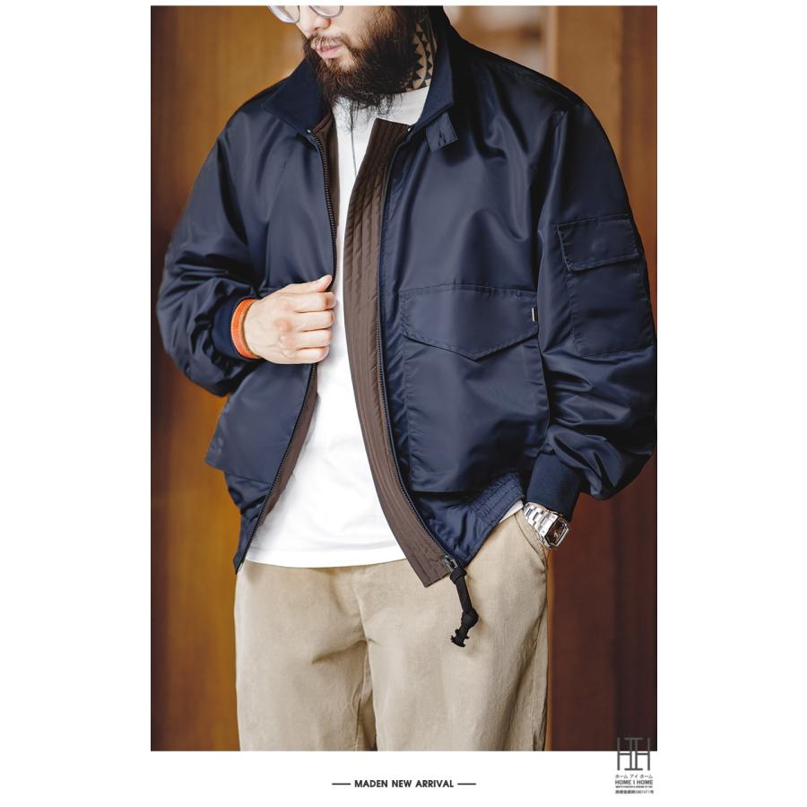 ホームアイホーム G-8フライトジャケット メンズ 大きいサイズ ma-1