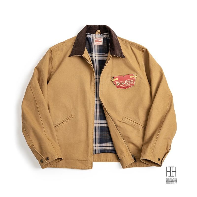 ホームアイホーム デトロイトジャケット メンズ ブルゾン 12.7オンス