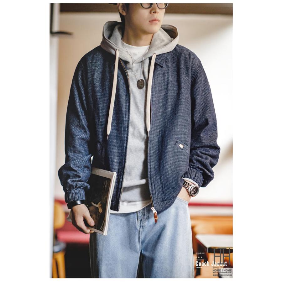 ホームアイホーム コーチジャケット デニムジャケット メンズ