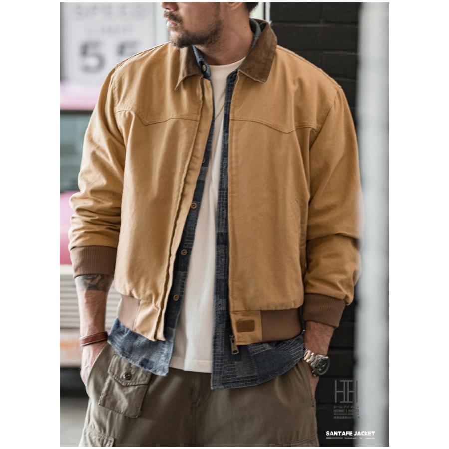 ホームアイホーム サンタフェ ジャケット メンズ おしゃれ ミリタリー