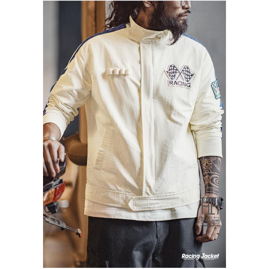 レーシングジャケット メンズ トラックジャケット ウインド