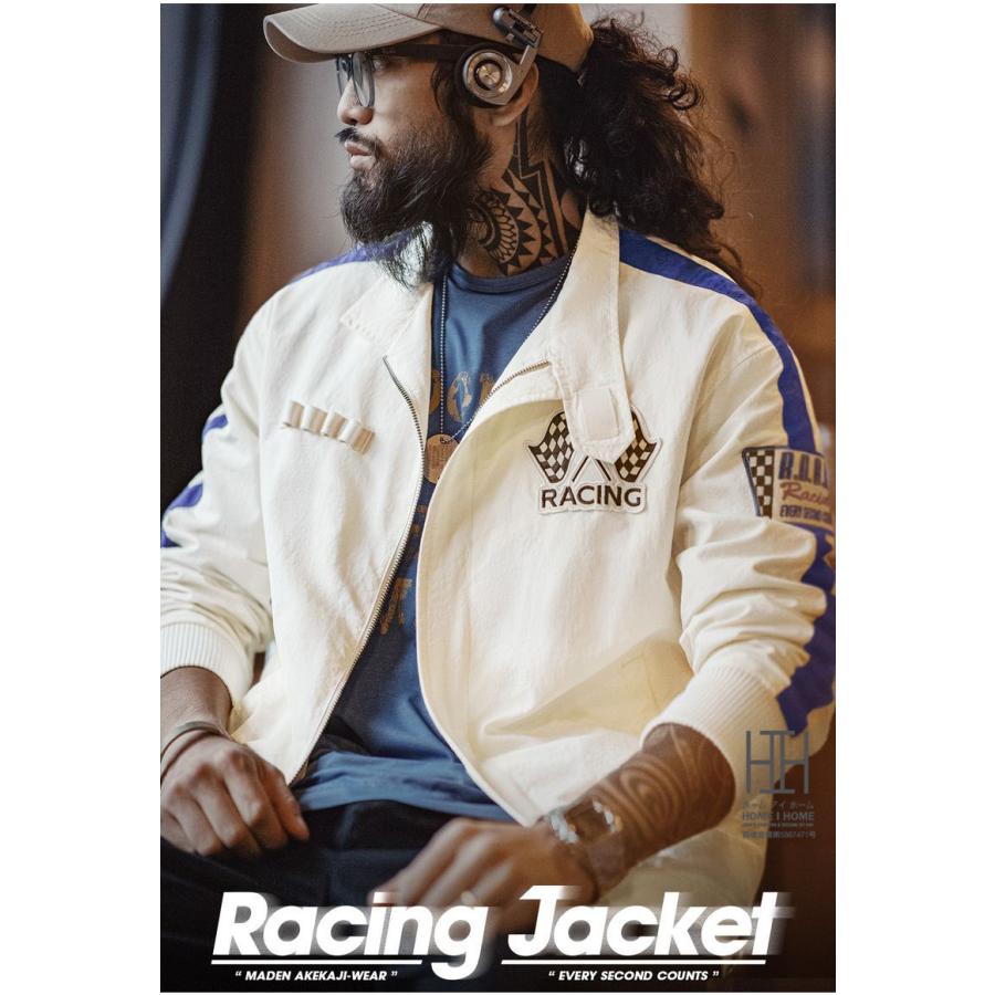 レーシングジャケット メンズ トラックジャケット ウインド