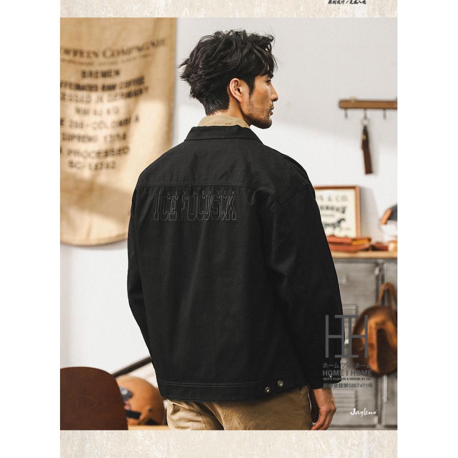 ホームアイホーム ワークシャツ シャツジャケット カバーオール メンズ