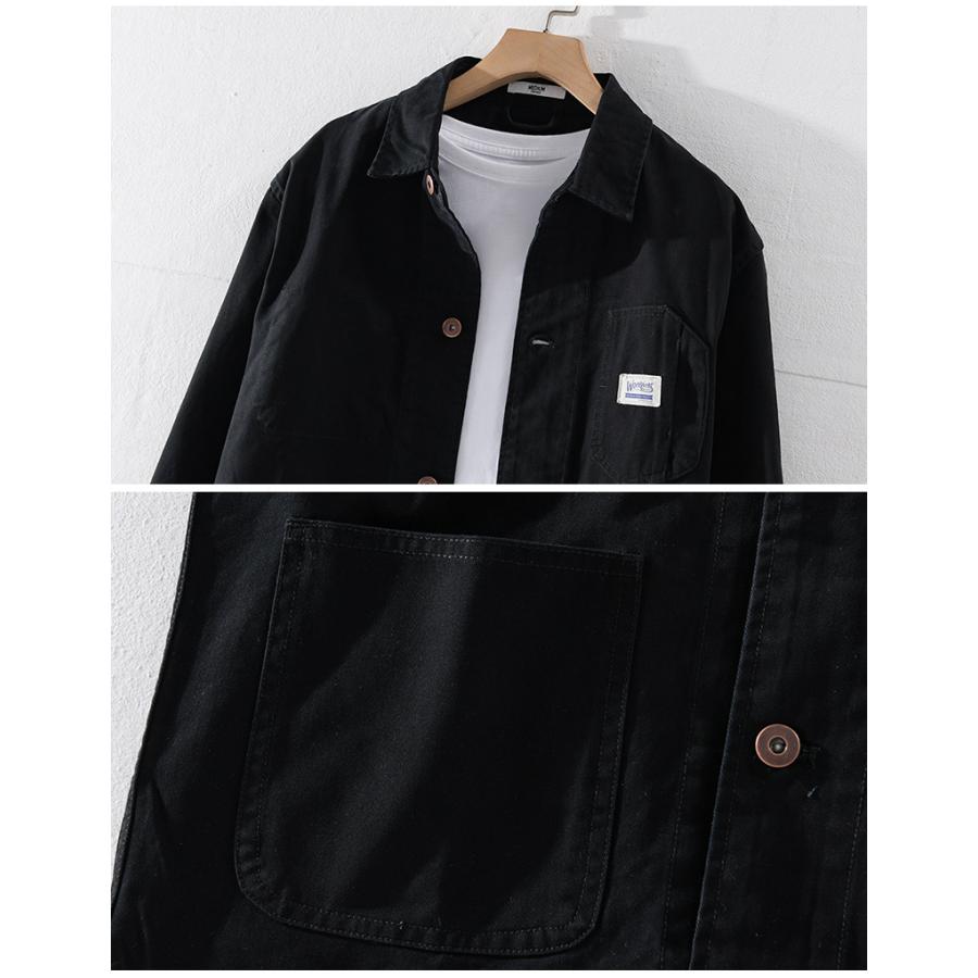 ホームアイホーム アウター カバーオール メンズ 無地 綿100