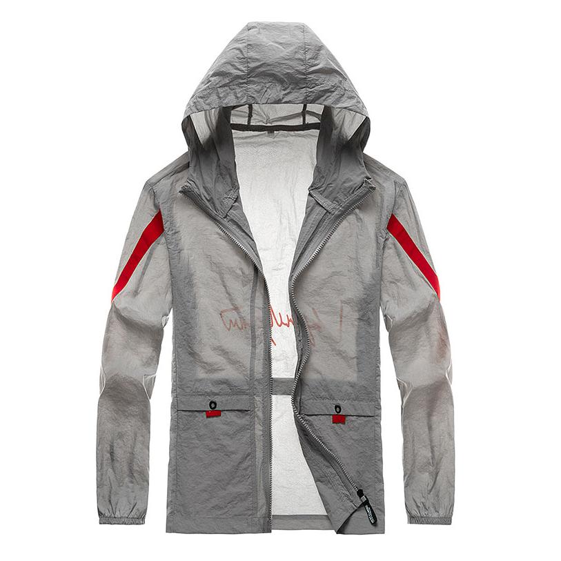 メンズ ウインドブレーカー フード付き ライトジャケット 英文字