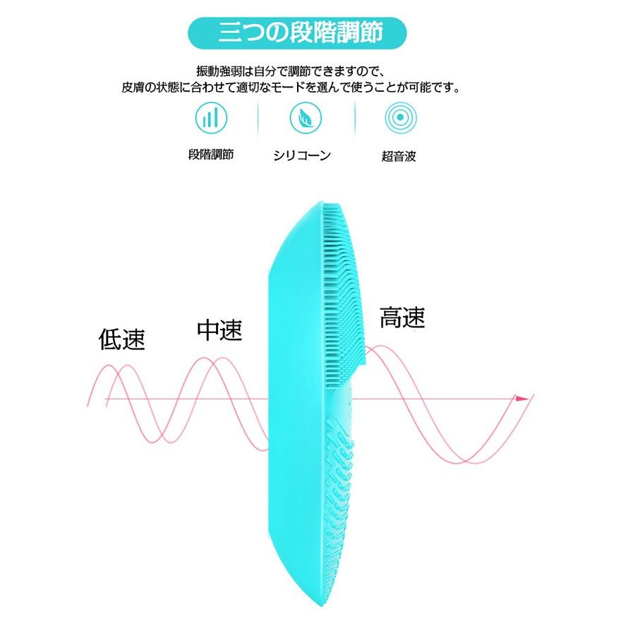 クレンジング 洗顔ブラシ ブラシ 汚れ落し 毛穴 ケア 温熱機能 超音波