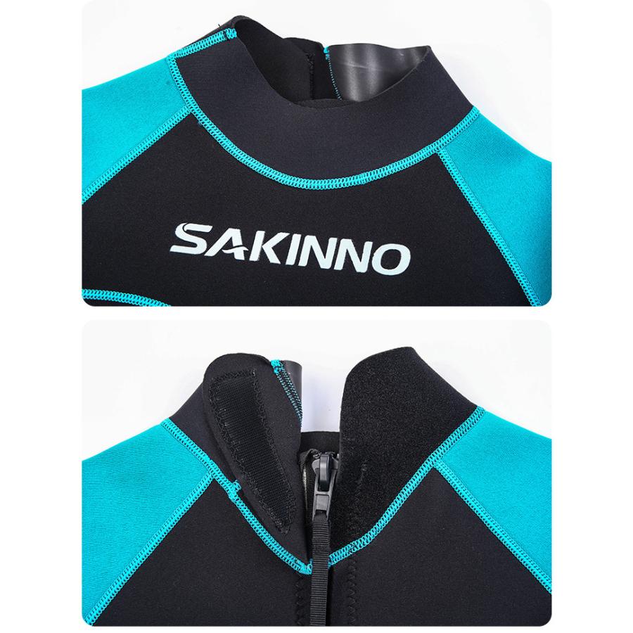 3mmネオプレーン フルスーツ ウェットスーツ レディース 女性 ストレッチ 防寒 保温 ダイビング サーフィン マリンスポーツ シュノーケリング MS119 | ブランド登録なし | 06