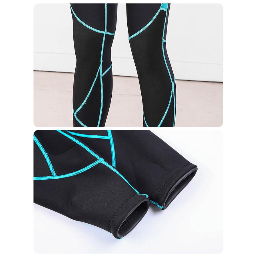 3mmネオプレーン フルスーツ ウェットスーツ レディース 女性 ストレッチ 防寒 保温 ダイビング サーフィン マリンスポーツ シュノーケリング MS119 | ブランド登録なし | 08