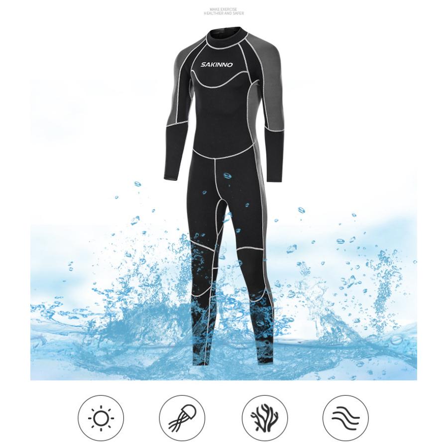 2/2mm スポーツ OCEANIC フルスーツ 黒/青 レディース