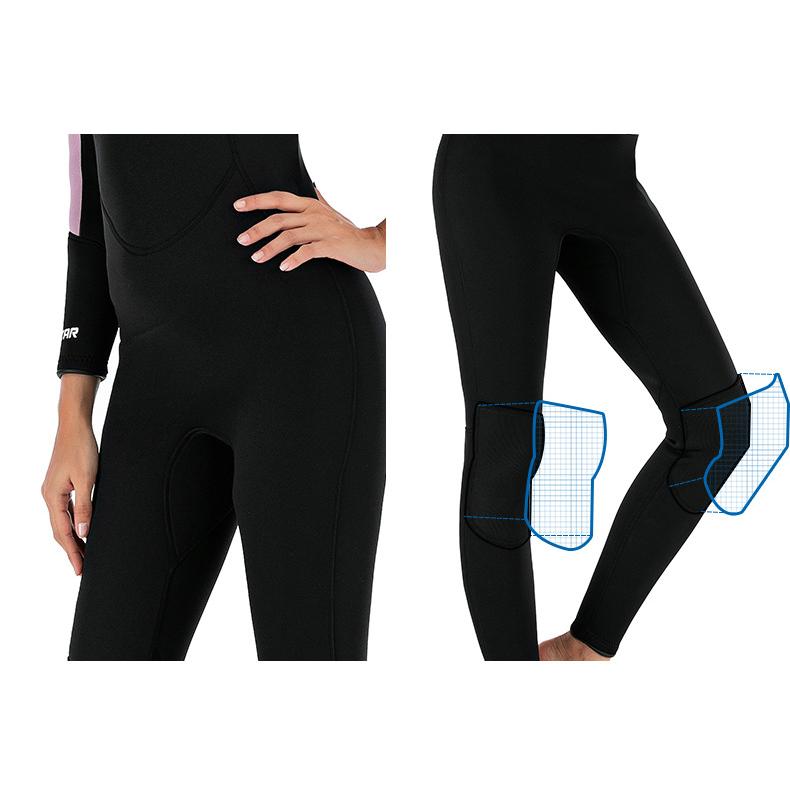 ウェットスーツ フルスーツ レディース ストレッチ 防寒 保温