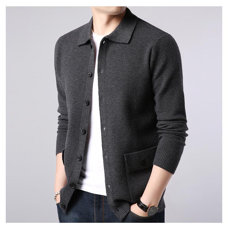 CDG◇カーディガン(厚手)/XL/アクリル/GRY/SZ-N011 PLAY CDG - Unisex