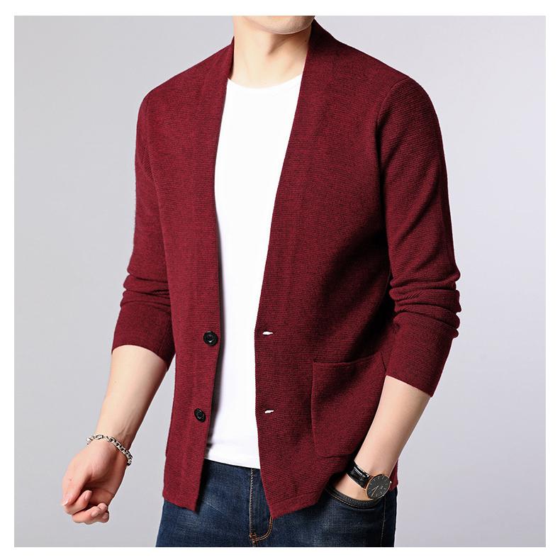 カーディガン メンズ ニット セーター Vネック おしゃれ 秋 冬 春 ビジネス ニットジャケット カジュアル My7722 Justmode 通販 Yahoo ショッピング