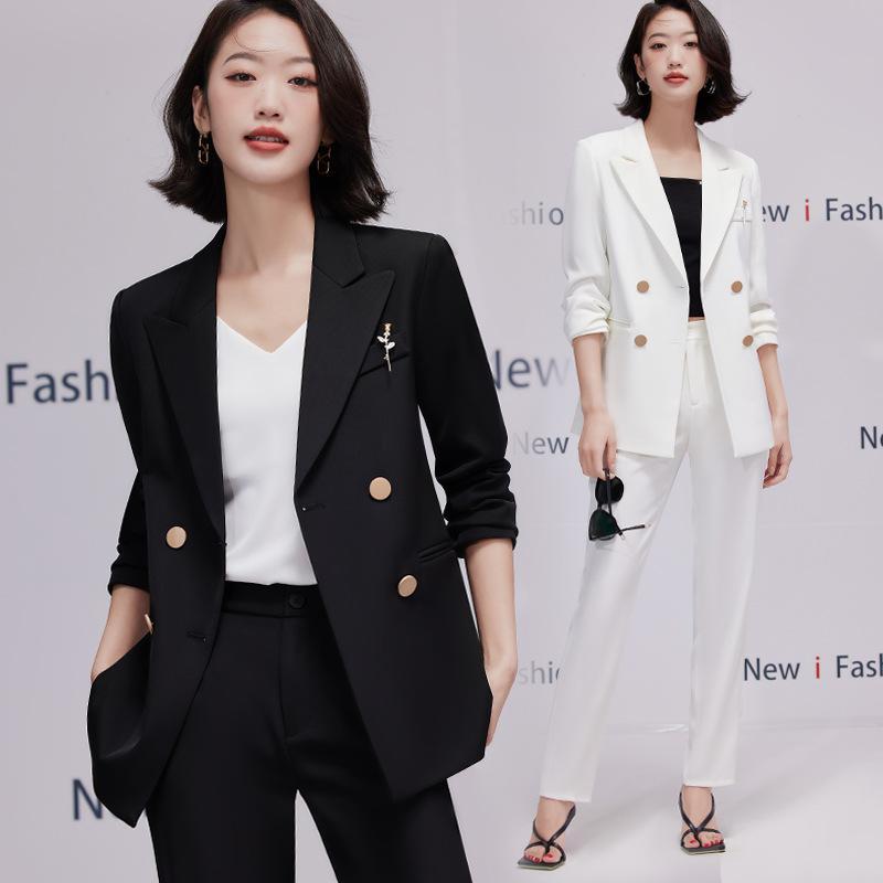 ホームアイホーム テーラードジャケット レディース セットアップ 無地