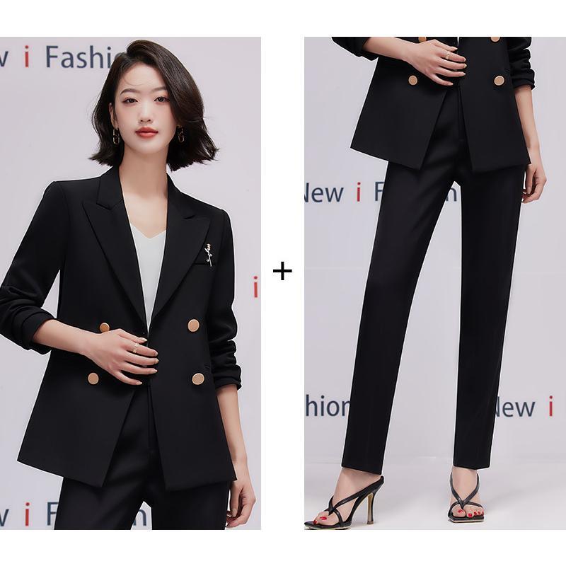 ホームアイホーム テーラードジャケット レディース セットアップ 無地