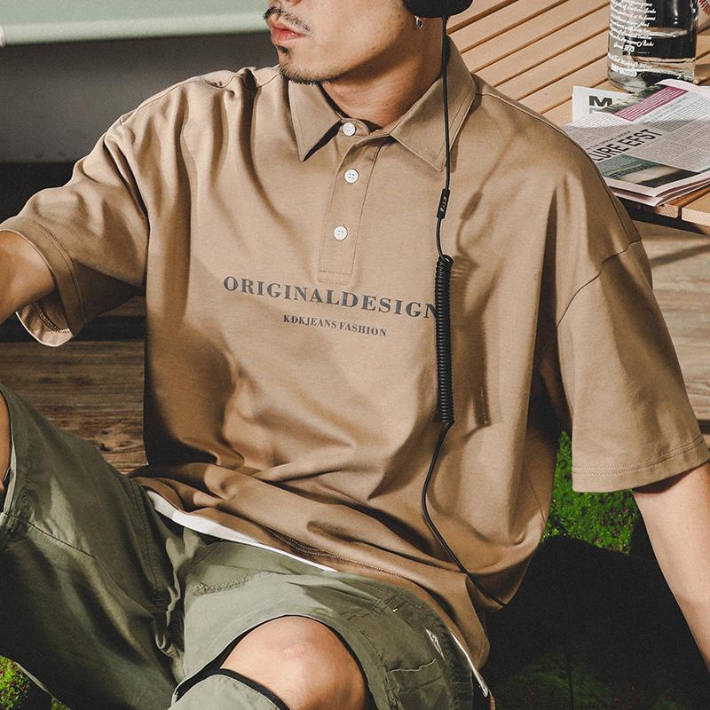 ポロシャツ メンズ カレッジ 半袖 裾切り替え プルオーバーシャツ 大きいサイズ ストリート 英文字 トップス コットン Pl155 Justmode 通販 Yahoo ショッピング