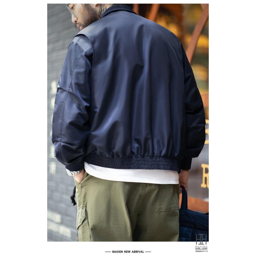 ホームアイホーム G-8フライトジャケット メンズ 大きいサイズ ma-1