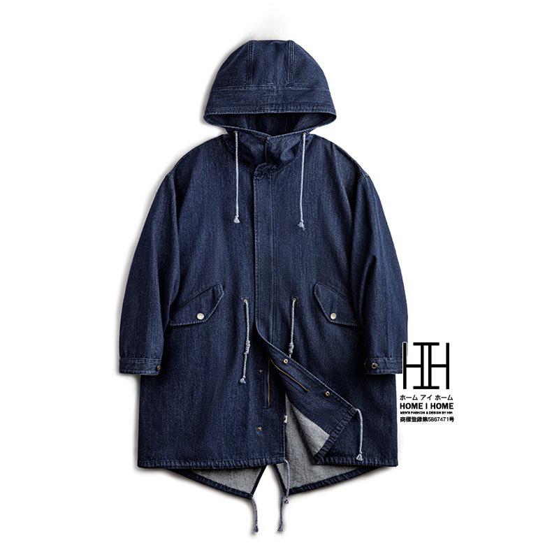 ホームアイホーム M-51 パーカ 10.2oz デニムコート インディゴモッズ