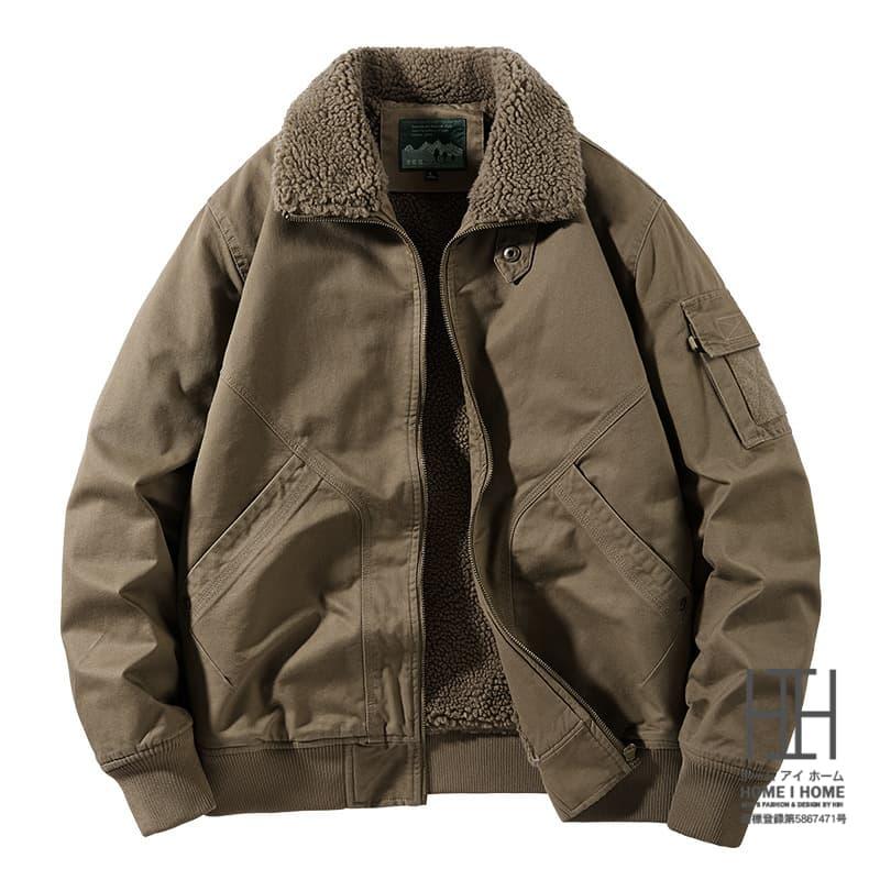 ホームアイホーム 中綿コート ブルゾン ミリタリージャケット アウター