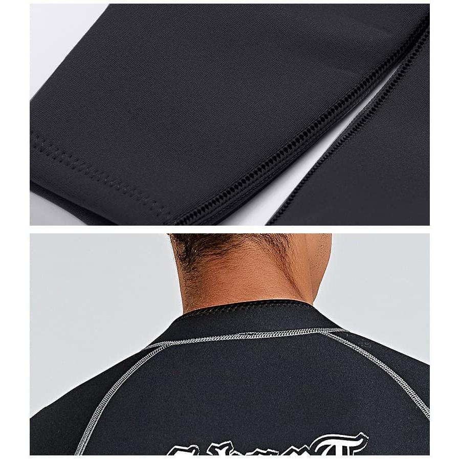 メンズ ウェットスーツ 長袖タッパー ウェットジャケット 裏起毛 ストレッチネオプレン 冬服 秋服 ダイビング サーフィン | ブランド登録なし | 11