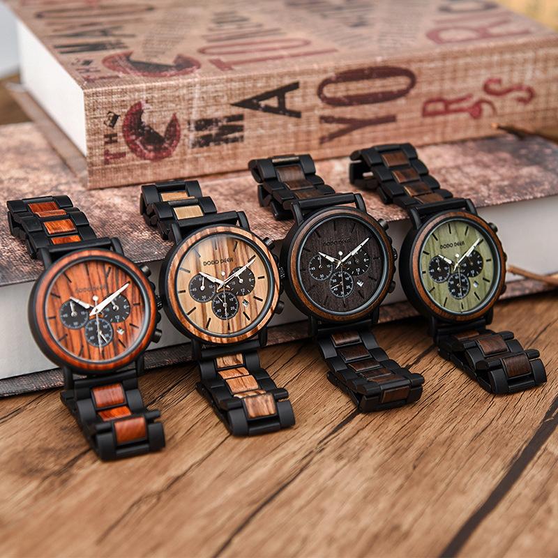 ホームアイホーム タイマー付き 腕時計 プッシュ式 ウォッチ 夜光