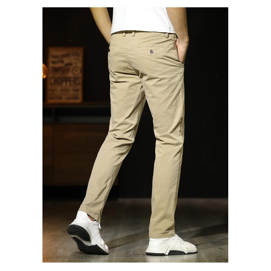 チノパン メンズ 綿パン ストレッチ ビジネス フィット カジュアル チノ ロング丈 シンプル ボトムス Xxk6601 Justmode 通販 Yahoo ショッピング