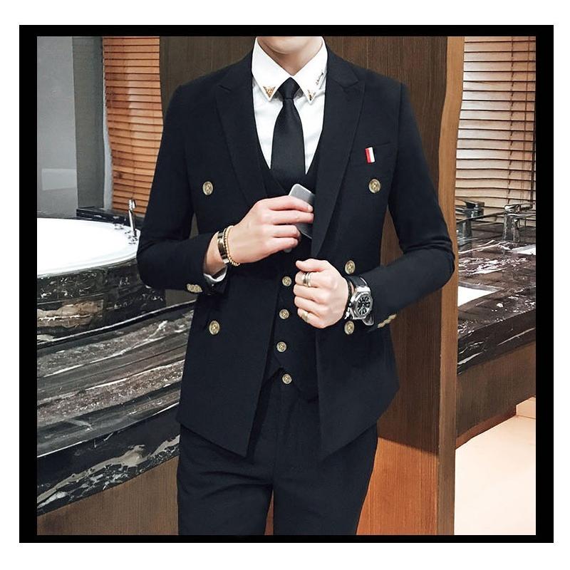 ダブルテーラードジャケット メンズ 無地 カラー配色 スタイリッシュ 開襟 オシャレ カジュアル パーティ 新作 Xz Justmode 通販 Yahoo ショッピング