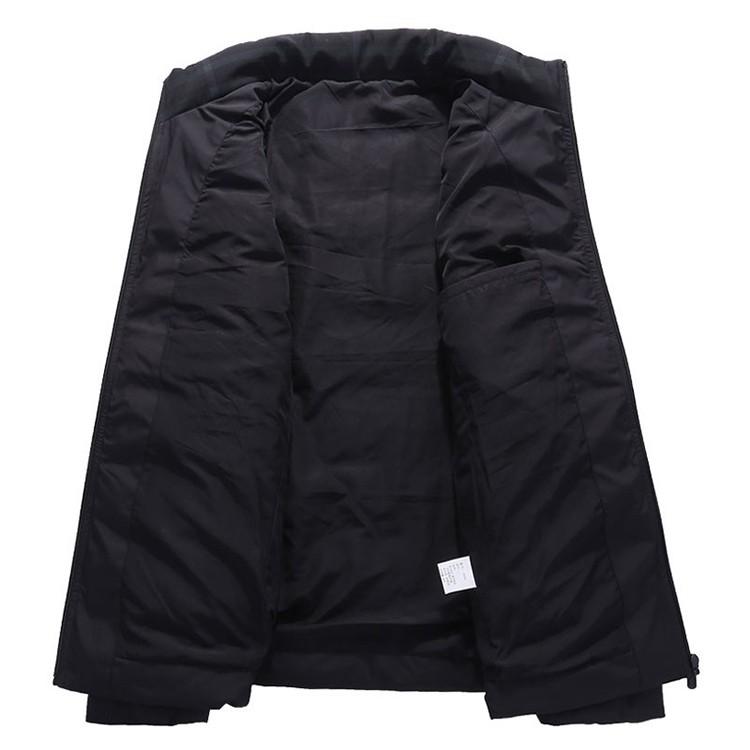 ダウンジャケット メンズ 無地 英字 キルティング 撥水ファスナー 立ち襟 防風 ダウンコート