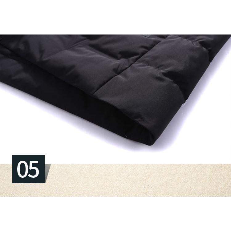 ダウンジャケット メンズ 無地 英字 キルティング 撥水ファスナー 立ち襟 防風 ダウンコート