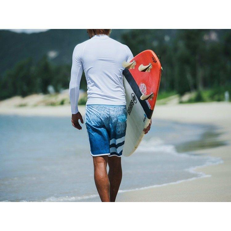 長袖 メンズ ラッシュガード 水陸両用 日焼け対策 速乾 セットアップ