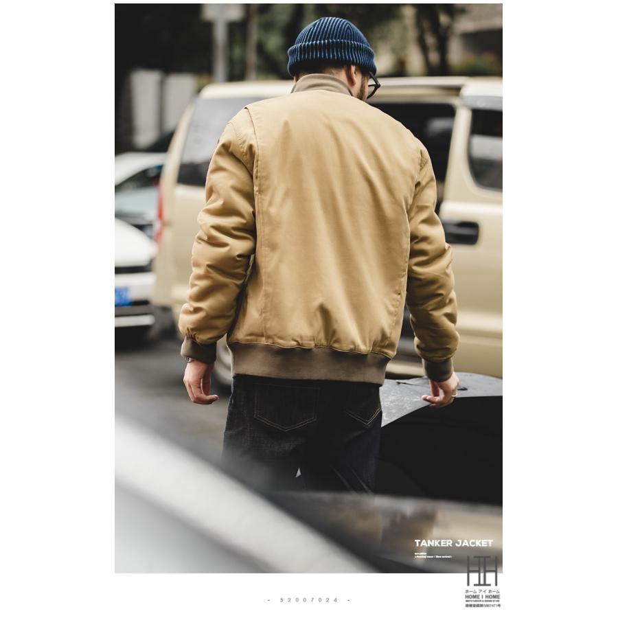 ホームアイホーム タンカースジャケット メンズ モッズコート ボア